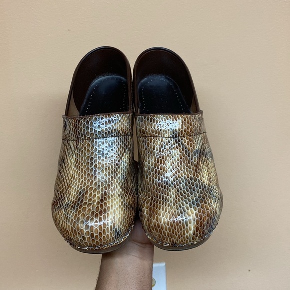 Sanita Snakeskin Danish Clogs - Picture 12 of 17